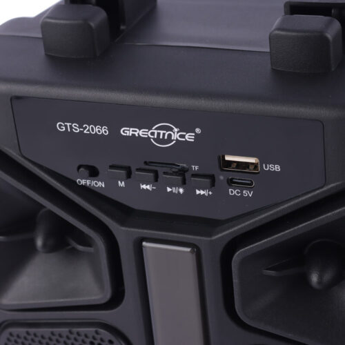 اسپیکر بلوتوثی گریت نایس GTS-2066 + میکروفون - تصویر 4