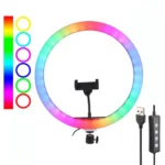 رینگ لایت 14 اینچ RGB LED MJ36